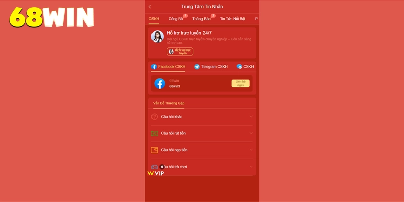 68win ⭐️ Link Vào 68win.com Uy Tín | Tải App 68 win Thưởng +70K 20 Khái quát về tổng đài chăm sóc khách hàng 68win đạt chuẩn