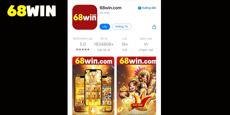 Tải App 68WIN – Cài Nhanh Không Giật Lag, Cược Mượt +70K 9 Tải app 68win trên App Store