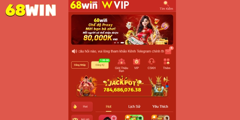68win ⭐️ Link Vào 68win.com Uy Tín | Tải App 68 win Thưởng +70K 18 Theo dõi giao diện 68win chuyên nghiệp và tối ưu